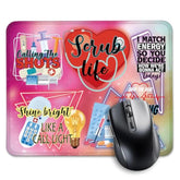 Scrub Life Funny Mouse Pad, Funny Scrub Life Gift, Offices Work Mouse Pad For Operating Room Surgeons Anesthesiologist Nurses Rn Md, Graduation Gift For Scrub Life Tech