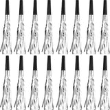 24pcs Silver Glitter New Year Party Blowers Noise Makers 2026 Supplies