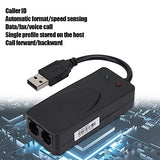 Usb 2.0 56K Fax Modem, External V.90 V.92 Modem With Dual Ports, Usb Data Modem Compatible With Win 7/Win 8/Win 10/Win Xp, Auto-Dial, Tone And Pulse Dialing, Auto Answer, Auto Retrain