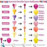Hot Pink Purple Balloon Arch Double Stuffed Balloons With Cosmos Artificial Flowers Eucalyptus Leaves Pastel Yellow Peach Magenta Latex Garland For Wildflower Birthday Baby Shower Wedding Party Decor