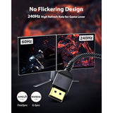 Displayport Cable 1.4, 8K 6.6Ft/ 2M Displayport Cable (8K@60Hz 7680X4320, 4K@1