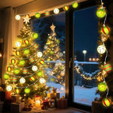 Christmas Light Decorations, 10Ft 20Led Christmas String Lights Battery Operated With Timer & 8 Lighting Modes Waterproo