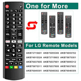 (Pack Of 2) Universal Remote For Lg Smart Tv, Compatible With All Lg Tv Remote Control Lcd Led Oled Uhd Hdtv 3D 4K Smart Tv Models, Replacement Remote With Netflix Amazon Shortcuts Key