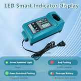 Ni-Cd Ni-Mh Battery Charger Replace For Makita Pa14 1822 1220 1222 1233S Battery 9.6V-18V Replacement Power Tool Battery