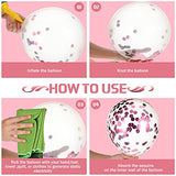 100 Pcs Breast Cancer Awareness Latex Balloons Pink Ribbon Decor