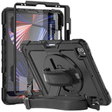 Case Compatible With Ipad Pro 12.9 2022/2021/2020 With Screen Protector Pencil