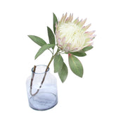 1 Pcs 75 Cm The King Protea (Protea Cynaroides) Artificial Flowers Plants For Home Garden Wedding Party Decoration (Beige, 1)