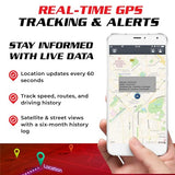 Obd Gps Tracker For Cars, Trucks, And Vehicles, Hidden Locator Tracking Device, Sim Card Included, Simple Plug-In To Obd2 Port, Us, Ca, Mx Coverage & Flexible Subscription