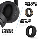 Replacement Earpads for Sony PS5 Pulse 3D Headphones, Soft PU Leather Cushions, Extra Comfort, Easy & Quick Installation, by Brainwavz (Black)