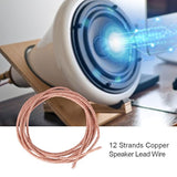 Speaker Wire S Subwoofer Wire Cable Repair 12 Strands Braided Pure Copper Wire(1M) For Tv, Video & Home Audio