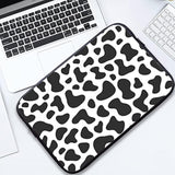 Laptop Sleeve Case Cow Print Notebook Computer Cover Bag Compatible 13-15 Inch Laptop