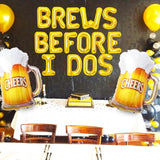 Brews Before I Dos Balloons Brews Before I Dos Sign Bride Shower Decorations Bachelorette Engagement Decorations Bach Decor