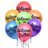 Welcome Home Balloons – 21-Pack Party Decorations for Family Celebration (Random Colors)