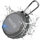 Cuckoo Portable Bluetooth Speaker, Ipx5 Waterproof Wireless Speaker With Stereo Sound, 12H Playtime, Micro Sd Support For Shower, Outdoor, Camping, Hiking