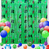 Turtle Birthday Balloon Arch Kit: Pizza Party Backdrop (152pcs)
