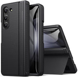 for Galaxy Z Fold 5 Case with Stand, Front Screen Protector, Hinge Protection, Slim & Rugged, Full Body Hard Cover, Daily Drop Protective