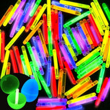 200 Pcs Mini Glow Sticks, Glow In The Dark Small Sticker For Easter Eggs Fillers Hunt Game Party Decor Easter Basket Stuffers Weddings Classroom Decorations Prizes