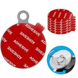 Very High Bond Sticky Adhesive, 6 Pack Dashboard Pad Mounting Disk Adhesive Replacement Kit, Double-Sided Stickers For Suction Cup Dashboard Phone Holder & Windshield Car Mount