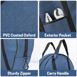 14 Inch Jumper Cable Bag, Tools Cable, Cable Storage Organizer With Exterior Pocket For Ev Charging Cables For Electric Vehicles, Extension Cables
