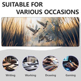 Mallard Ducks Large Mouse Pad, Gaming Mouse Pad, Keyboard Mat, Non-Slip Rubber Base, Office Accessories, Desk Mat, Mousepads For School, Work, Home Decor Gifts 31.5" X 11.8"