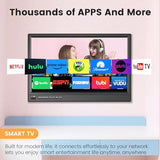 17inch Smart TV,Full HD 1080p LED Flat Screen with ATSC TV,with Built-in HDMI/USB-Suitable for Kitchen Kid's Room Basement or RV Camper