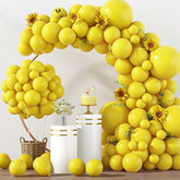 Yellow Balloon Garland Kit: 129 Piece Party & Event Decor