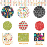 122Pcs Back To School Tableware Decoration School Theme Ruler Apple Alphabet Disposable Plates,Napkins,Cups,Forks Of First And Last Day Of School Preschool Kindergarten Graduation Party Supplies Decor