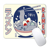 Mouse Pad, Japanese Food Mouse Pads For Wireless Mouse, Non-Slip Rubber Small Portable Ramen Culture Mousepad For Laptop & Pc & Mac