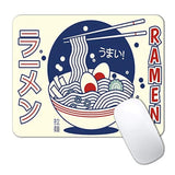 Mouse Pad, Japanese Food Mouse Pads For Wireless Mouse, Non-Slip Rubber Small Portable Ramen Culture Mousepad For Laptop & Pc & Mac