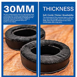 Earpads Compatible With Hs50, Hs60, Hs70, G Pro X, M50, M40, M40X, Cloud 2, Cloud Pro, Cloud Alpha, Cloud Stinger Headphones I Hybrid (Pu/Velour)