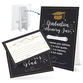 Graduation Memory Jar Cards For The Graduate (1+50 Pack), Graduation Decorations 2026, Grad Party Favors, Grad Party Supplies For High School Senior School College (09)