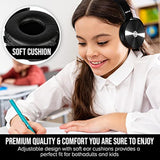 Classroom Headphones-Bulk 10-Pack, Student On Ear Comfy Swivel Earphones For L