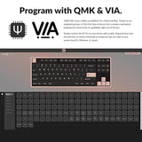 K1 Pro Tkl Layout Ultra-Slim Qmk/Via Custom Bluetooth Wireless/Usb Wired Mechanical Keyboard With Hot-Swappable Low-Profile Gateron Brown Switch, Rgb Backlit Pbt Keycaps For Mac Windows Linux