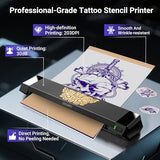 Tattoo Stencil Printer, X8 Thermal Tattoo Transfer Printer With 30Pcs Transfer Paper, A4/A5/A6 3-In-1 Wireless Tattoo Machine For Tattoo Artists & Beginners, Compatible With Phone/Tablet/Pc
