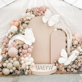 Boho Dusty Pink Balloon Arch Garland Kit 135Pcs Neutral Pink White Sand Ivory Nude Balloons For Girls Baby Shower Birthday Wedding Gender Reveal Party Decorations