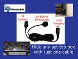 Usb Powered Infrared Repeater: Hide Your Set Top Box
