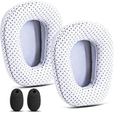 B450-Xt B550-Xt Replacement Ear Pads Sheepskin Leather Ear Cushion Compatible With B450-Xt B550Xt Headset I B450 B550 Xt Kit Accessories (White)