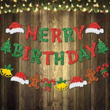 Glitter Merry Christmas Banner Merry Christmas Letter Sign Merry Xmas Banner For Christmas Party Decorations