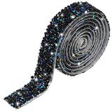 Bling Crystal Rhinestone Ribbon, Diy Self-Adhesive Rhinestone Sticker