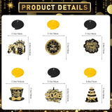 Peace Out 2025 Cheers to 2026 Gold Glitter Banner NYE Party Decor
