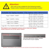 Laptop Cover Case For 16 Inch Lenovo Yoga 7 2-In-1 16Ahp9 /16Iml9 & Yoga 7 16'' Series & Yoga Slim 7 Pro 16Ach6 16Arh7 16Iah7,Pu Leather Protective Shell Detachable Laptop Bag Accessory (Pink)