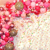 Pink Leopard Balloon Arch Kit: Safari Jungle Party Decor
