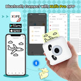 Sticker Printer, Tp6S Print Pod Mini Printer, 300Dpi Thermal Sticker Maker Machine, Portable Pocket Printers With 1Roll Paper For Photos, Study Graphics, Notes, Journal, Diy, Gift Blessings