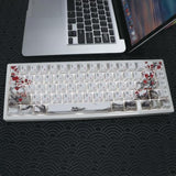 Pbt Japanese Keycaps-Side Printed Keycap Set Double Shot Shine Through Custom