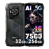BL7000 5G Rugged Smartphone, 24GB+256GB/2TB Android 15 Rugged Phone, 50MP+20MP AI Camera, 6.78'' 120Hz Display, 7500mAh/33W, IP68/69K Waterproof