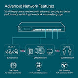 Omada Sx3016F | 16 Port 10G Sfp+ Enterprise Level Switch | L2+ Smart Managed | Omada Sdn Integrated | Ipv6 | Static Routing | L2/L3/L4 Qos, Igmp & Lag | 5 Year Manufacturer