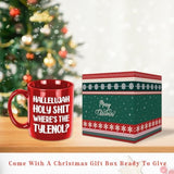 National Lampoons Christmas Vacation Merchandise Gifts, Funny Holiday Coffee Mug, 11Oz Christmas Vacation Drinking Cup Holiday Party Decor, Novelty White Elephant Gifts Stocking Stuffers