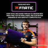 Sony INZONE Mat-D Speed-Type Large Cloth Gaming Mousepad, 480x400mm, Low Friction, Non-Slip Rubber Base, Edge Stitched, 4mm Thickness, Developed with Fnatic