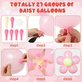 Daisy Flower Balloon Kit: Retro Party Decorations, 27pcs