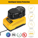 Dc9310 Fast Charger Replace For Dewalt 18V Battery Charger, Compatible For Dewalt 7.2V-18V Battery Nicd/Nimh Battery Dc9098 Dc9096 Dc9091 De9057 Dw9072